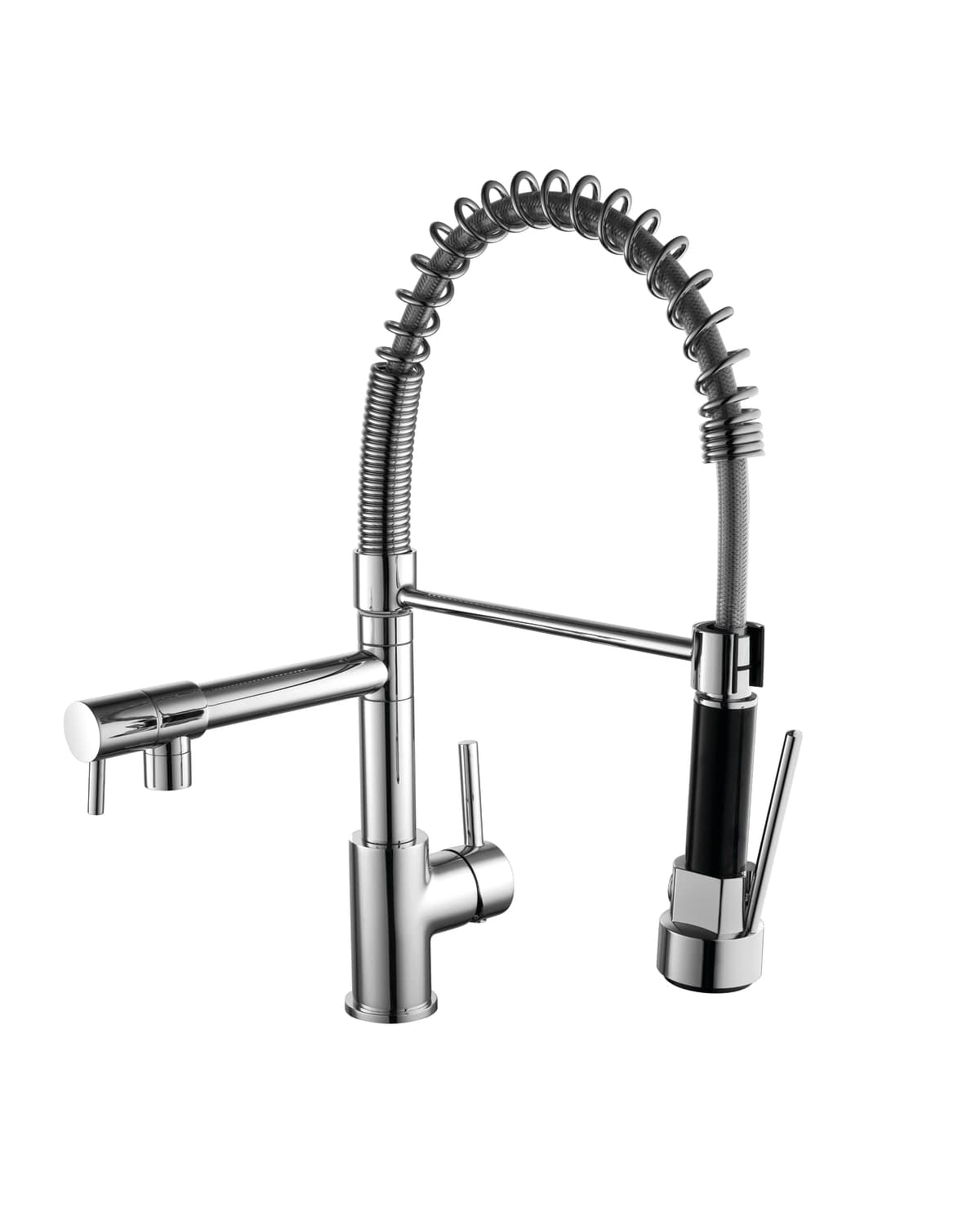Dual Spout Kitchen Mixer Tap W/Pull Out