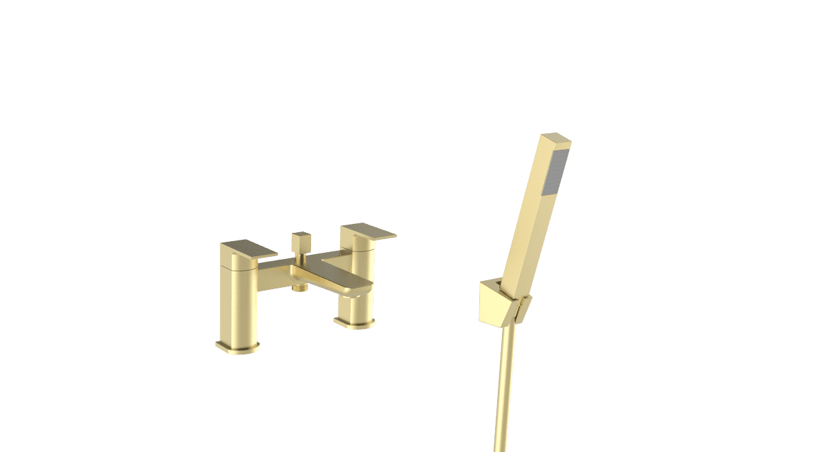 Kolt Bath Shower Mixer Brushed Brass