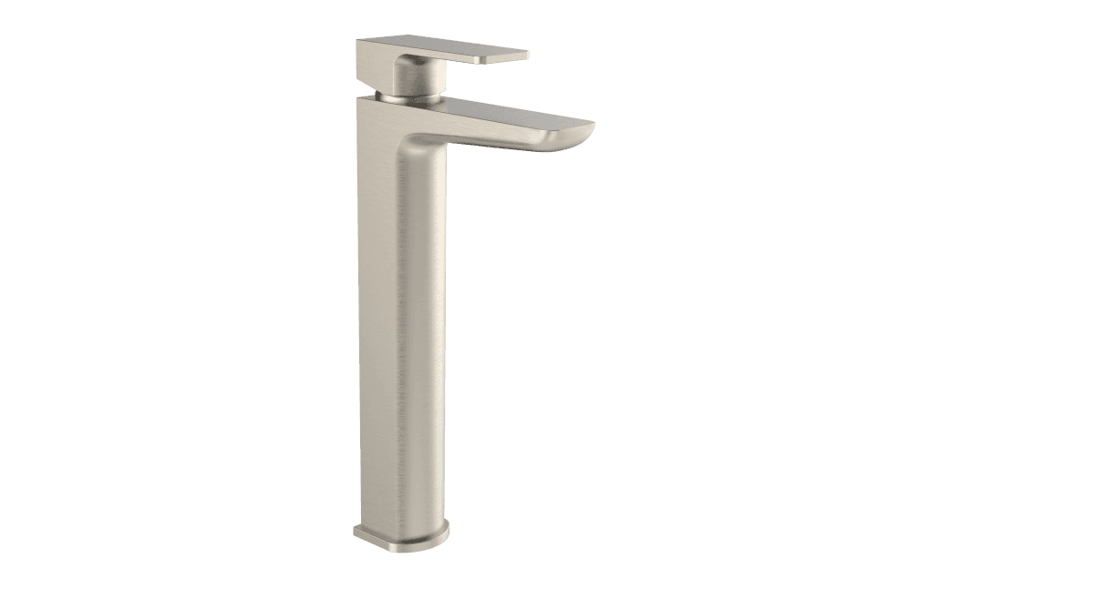 Kolt Hi-Rise Mono Basin Mixer Brushed Nickel