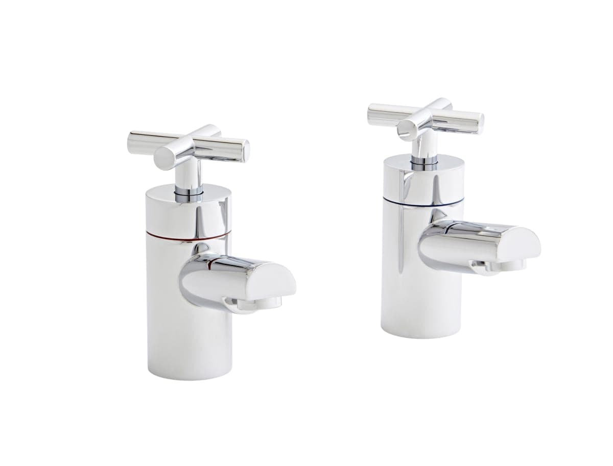 Times Pair Bath Pillar Taps