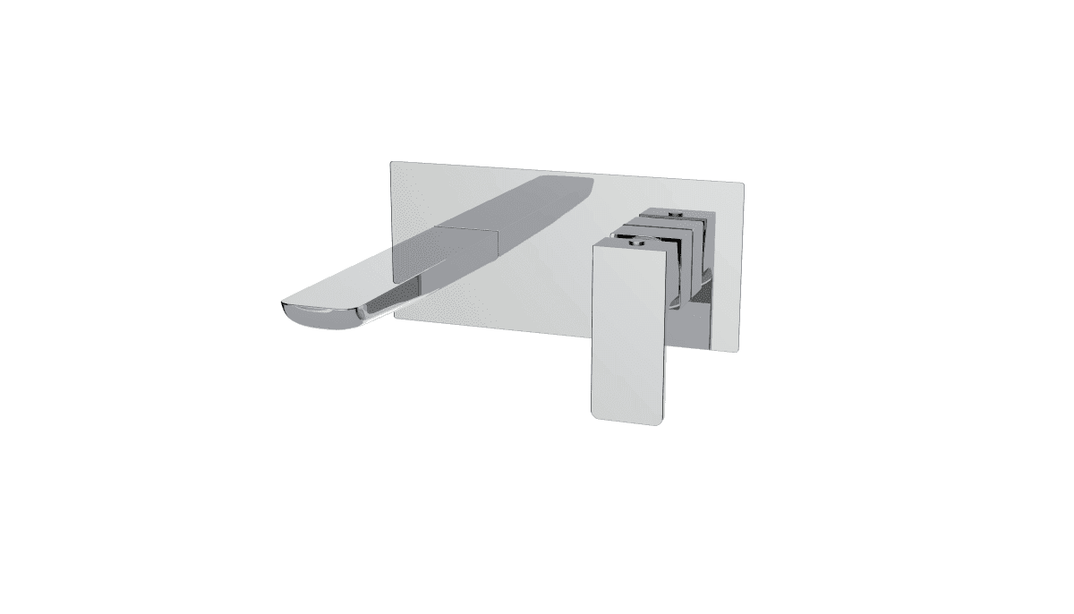 Kolt Wall Mounted Basin Mixer Chrome