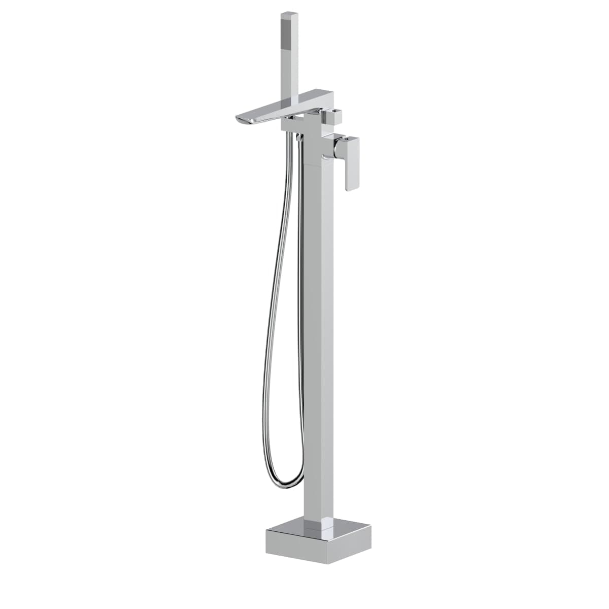 Kolt Freestanding Bath Shower Mixer Chrome